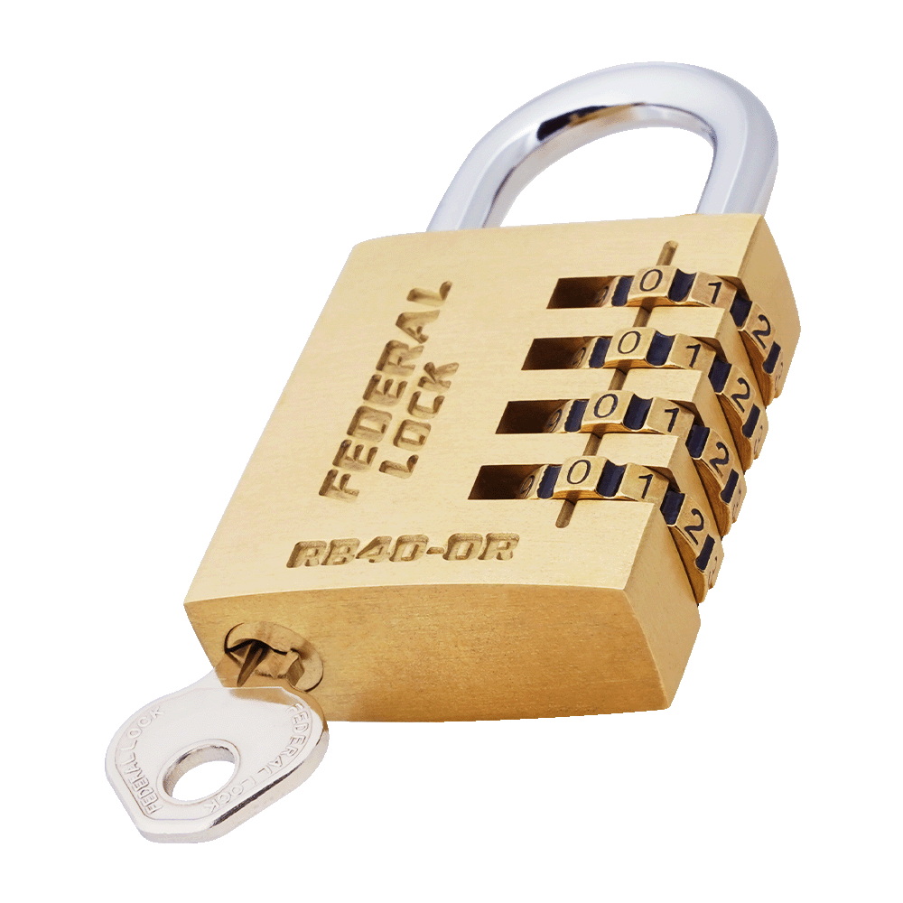Brass Combination Lock 40mm