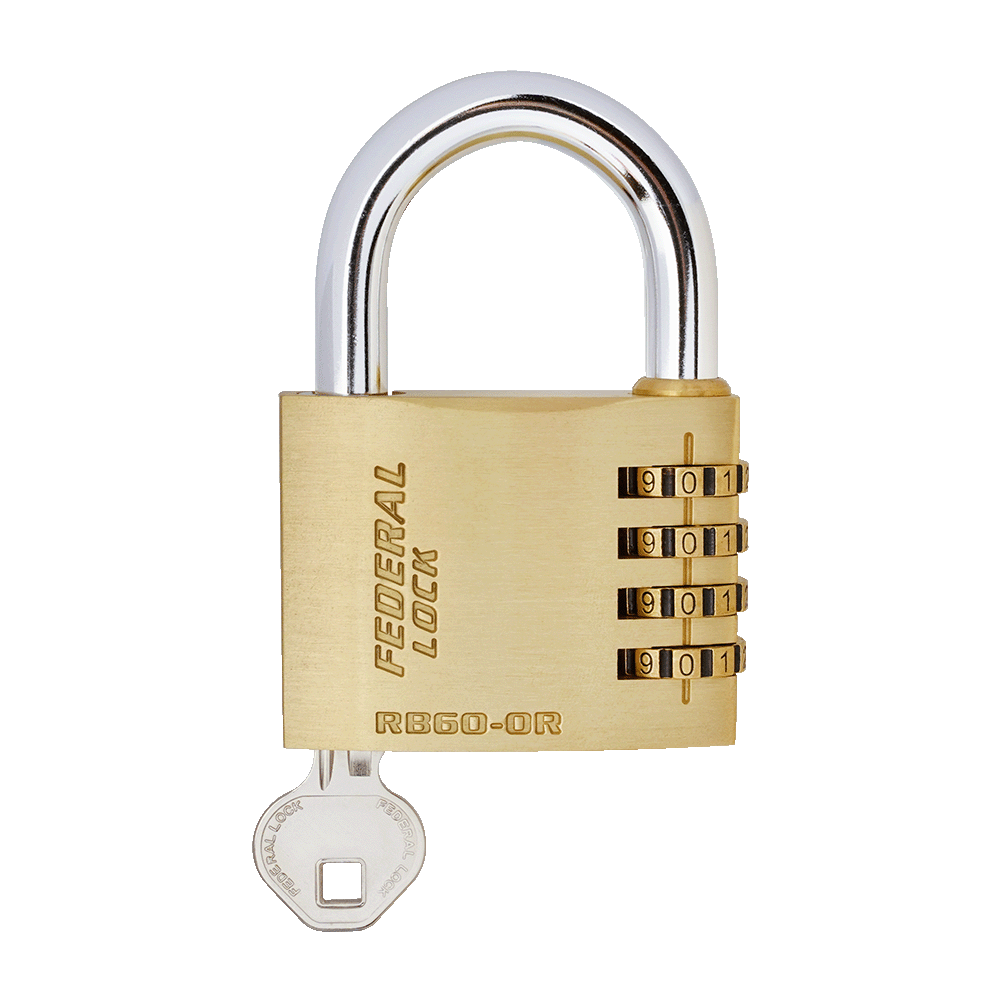 Brass Combination Lock 60mm