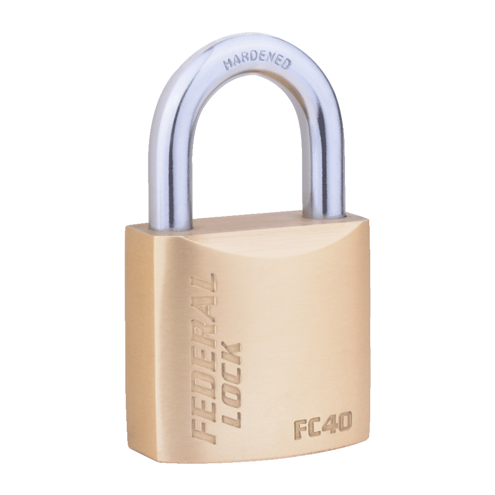 High Security Cross Key Solid Brass Padlock 40MM