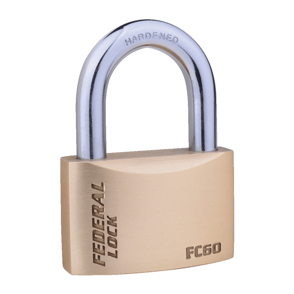 High Security Cross Key Solid Brass Padlock 60MM