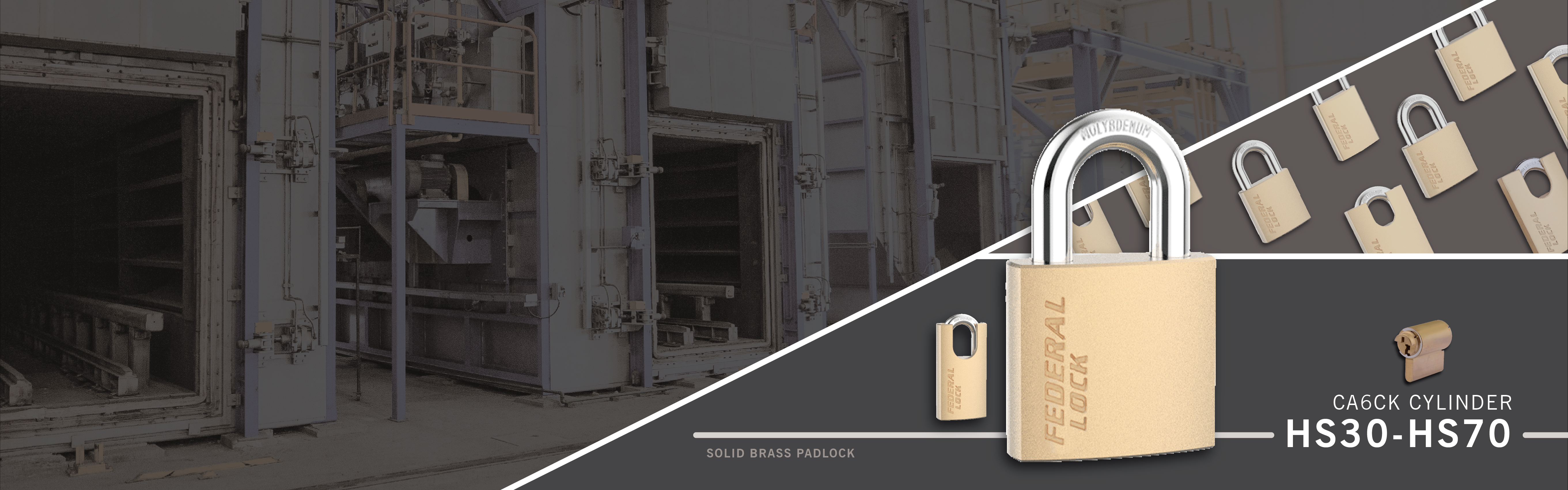 Brass Body & Stainless Steel Shackle Series