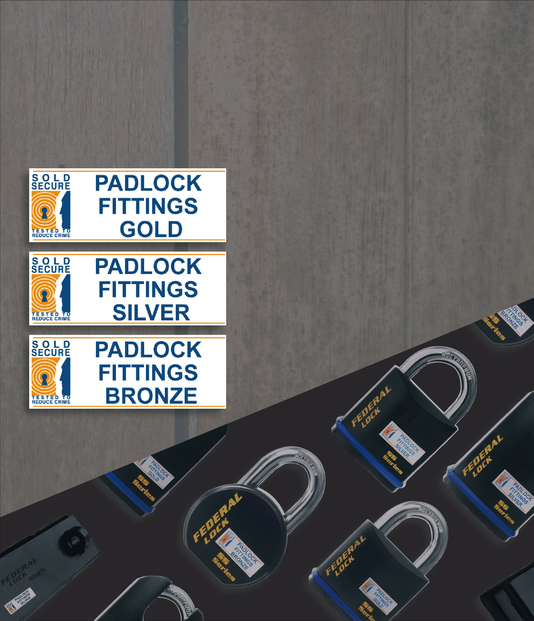 Sold Secure (SS303)  Padlocks & Fittings 