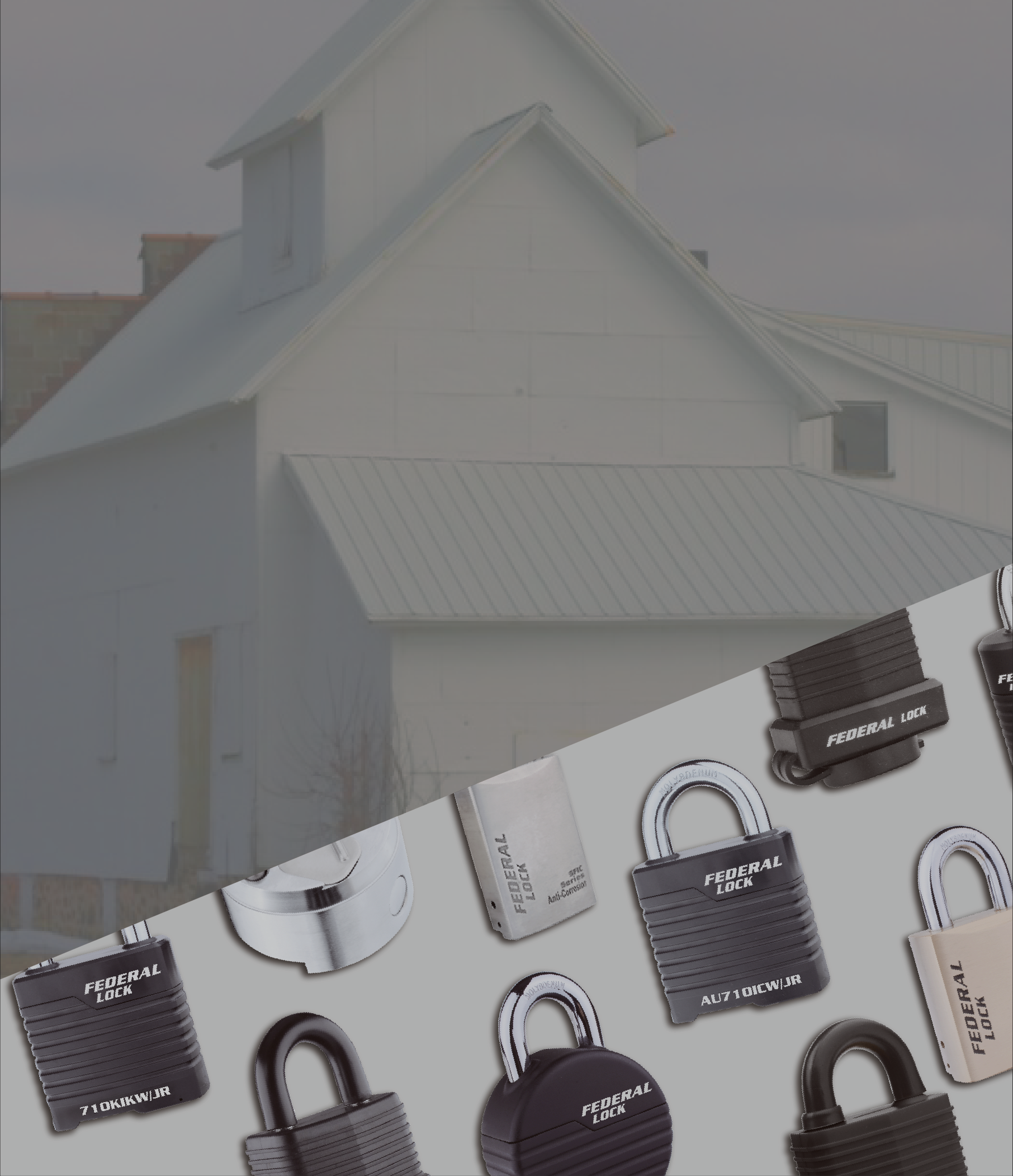 Federal Lock JR Anti dust CoverWeather ProofHardened Steel Lock Body 