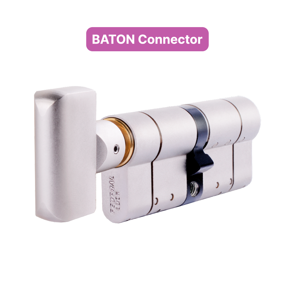 Euro Profile Cylinder Baton Connector Series / Thumb Turn Cylinder