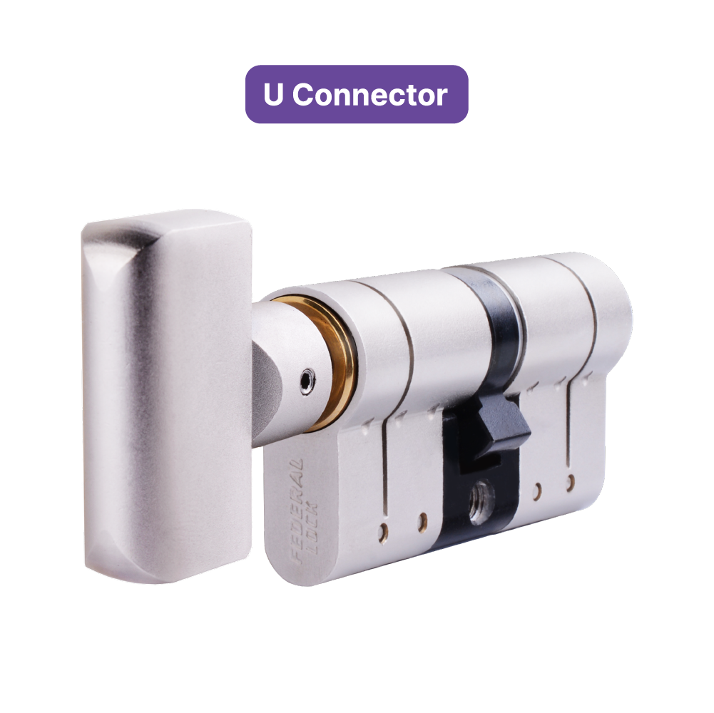 Euro Profile Cylinder U Connector Series / Thumb Turn Cylinder