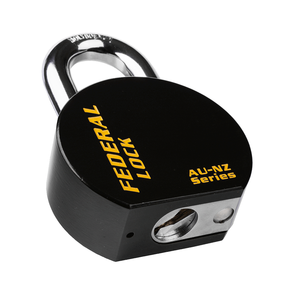 AUNZ Solid Steel Round Padlock 67.5MM