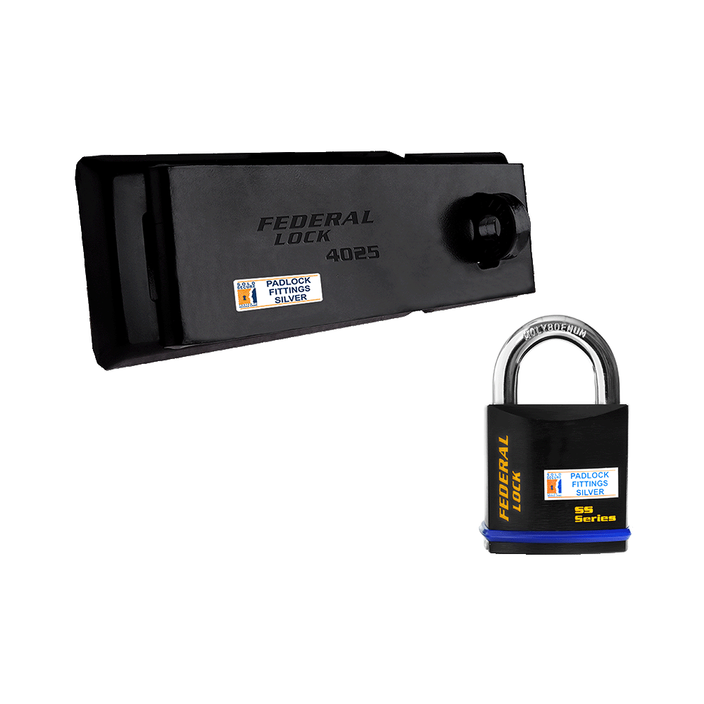 Extra High Security Padlock with Hasp