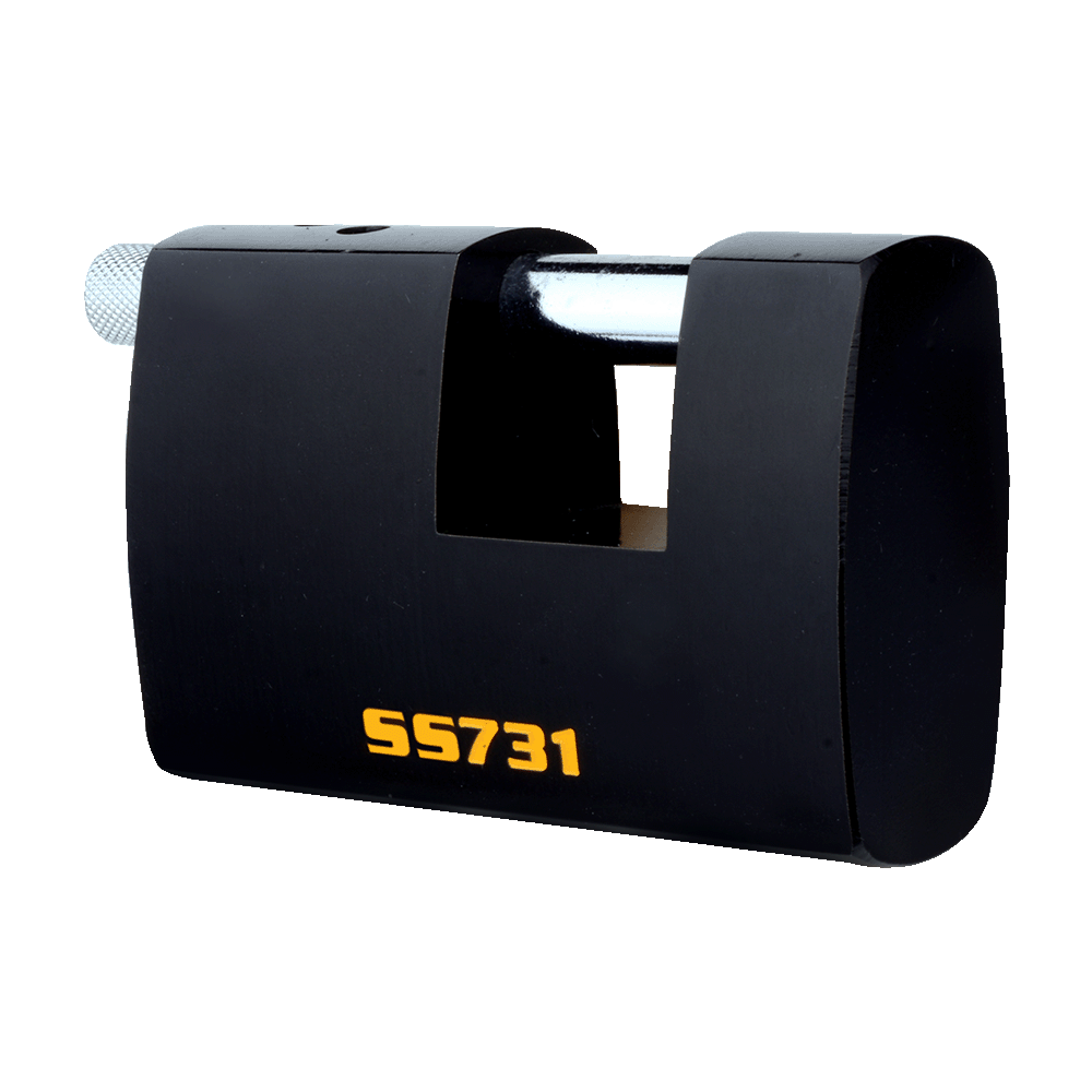 CA6CK Solid Steel Rectangular Padlock 82MM