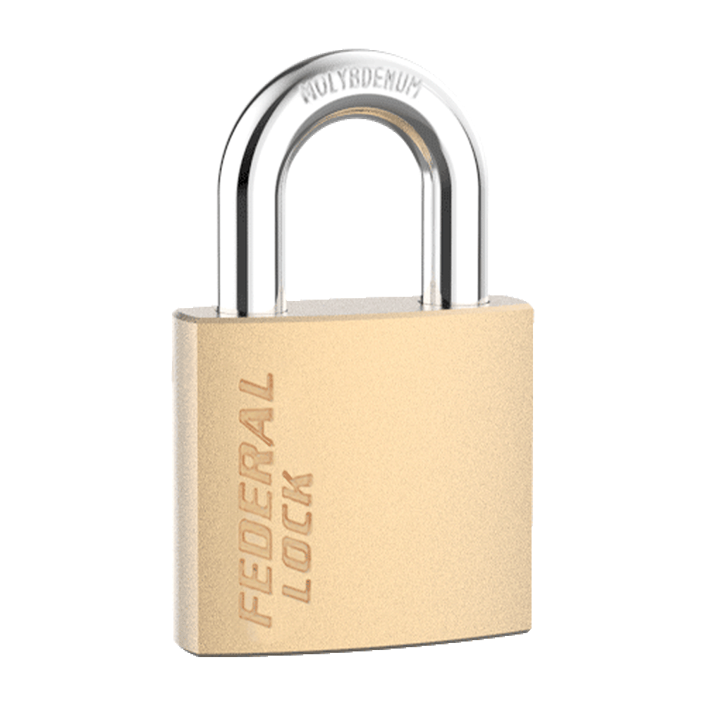 CA6CK Solid Brass Padlock 50MM