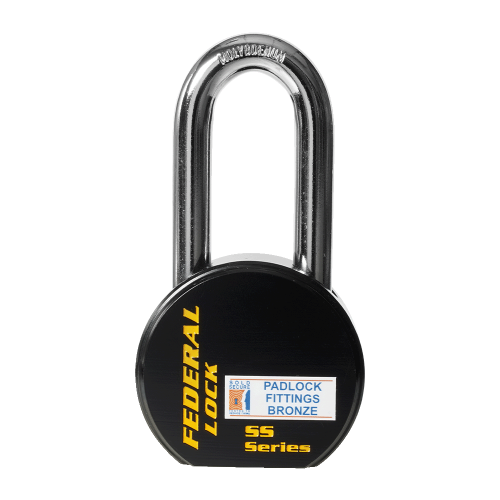 CA6CK Solid Steel Round Padlock 63.5MM