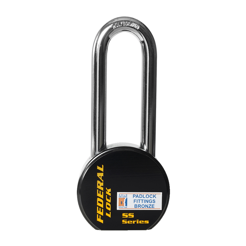 CA6CK Solid Steel Round Padlock 63.5MM