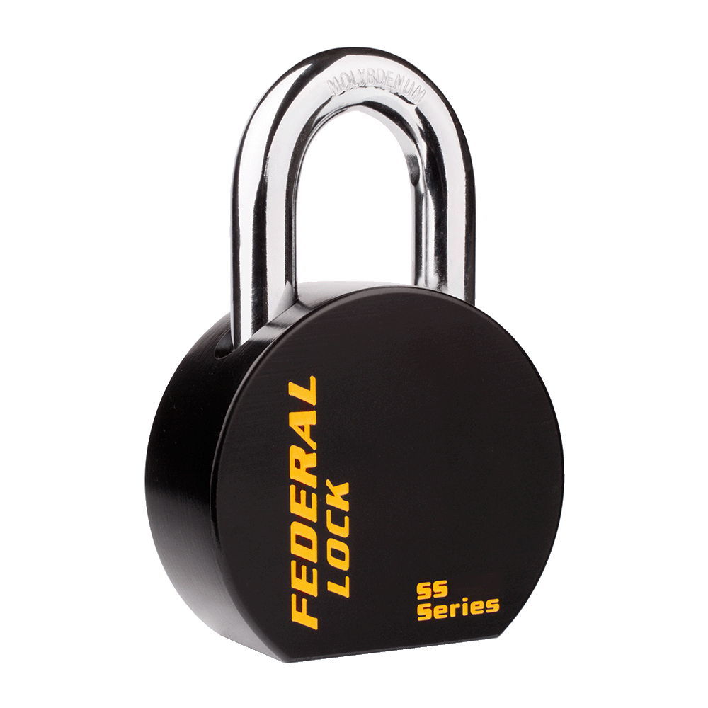 CA6CK Solid Steel Round Padlock 63.5MM