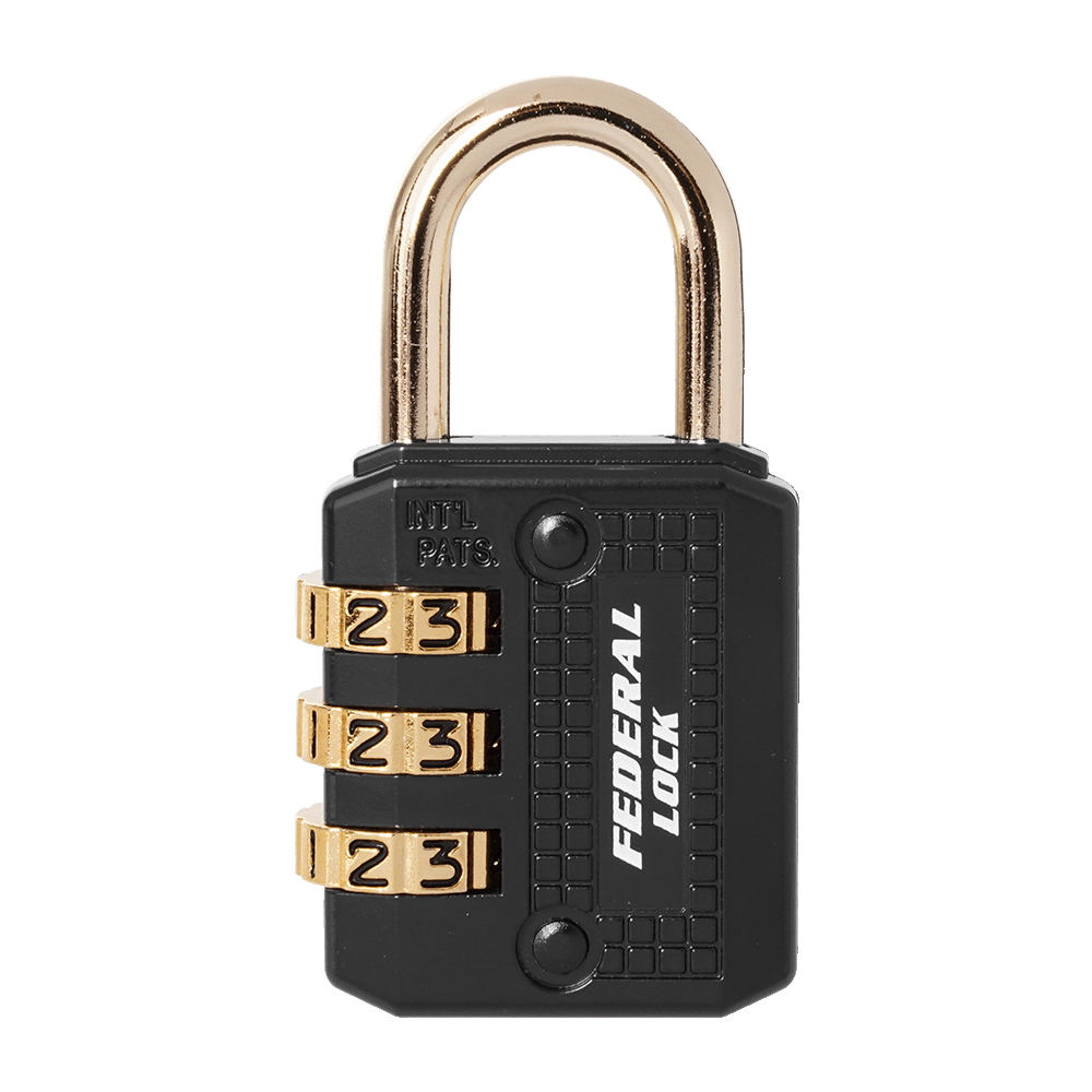 Federal Lock Combination Luggage Padlock 31MM 341 Series