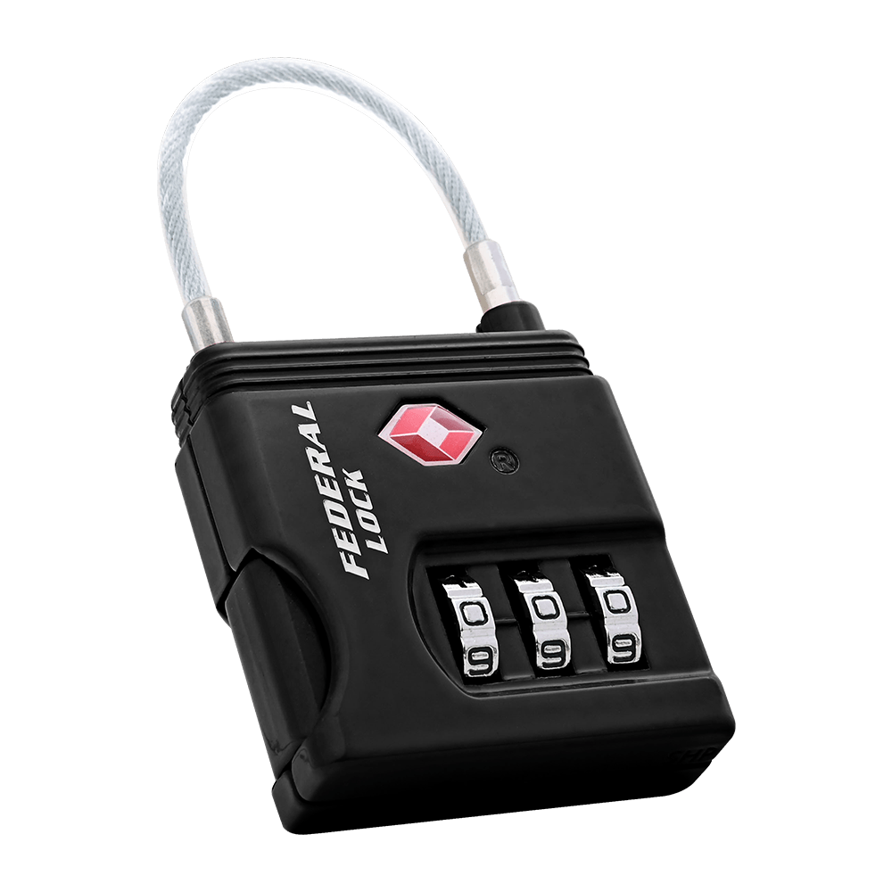 Cable Combination Luggage Padlock 37MM