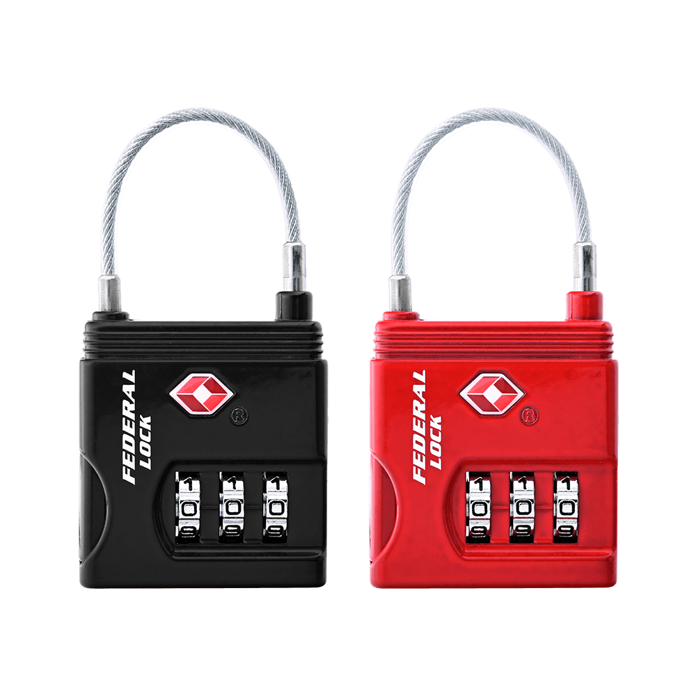 Cable Combination Luggage Padlock 37MM