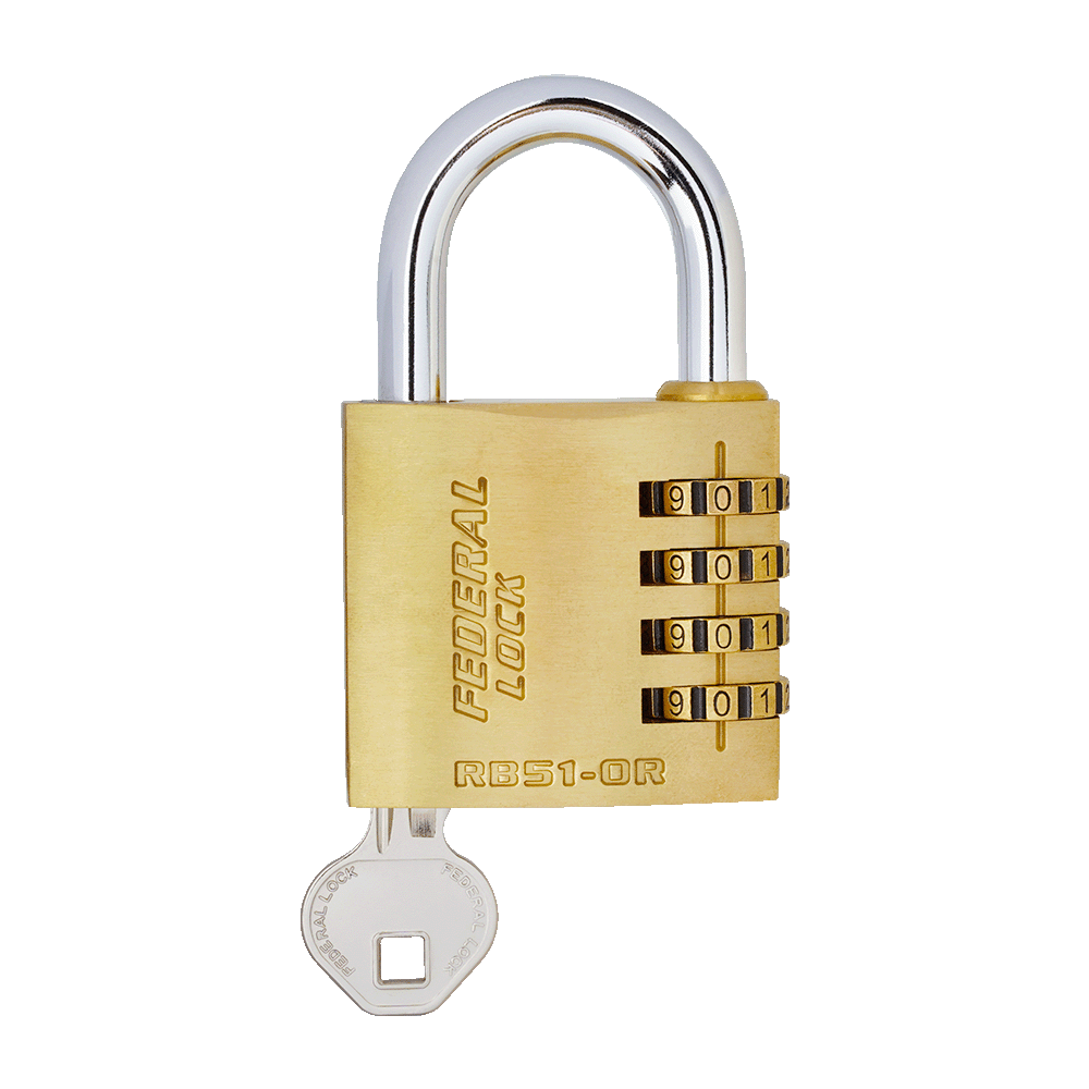 Brass Combination Lock 50mm