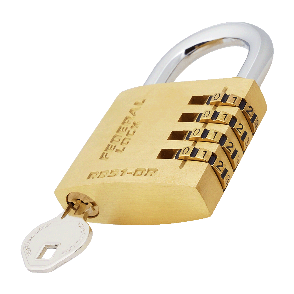 Brass Combination Lock 50mm