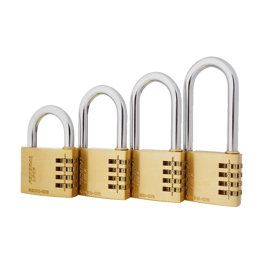 Brass Combination Lock 60mm