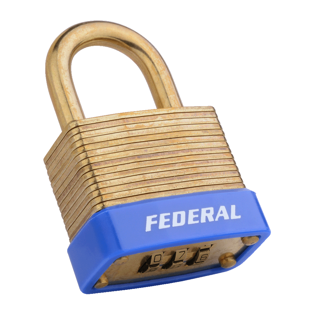 Federal Lock - Security Laminated Combination Padlock 40MM RL41B Series