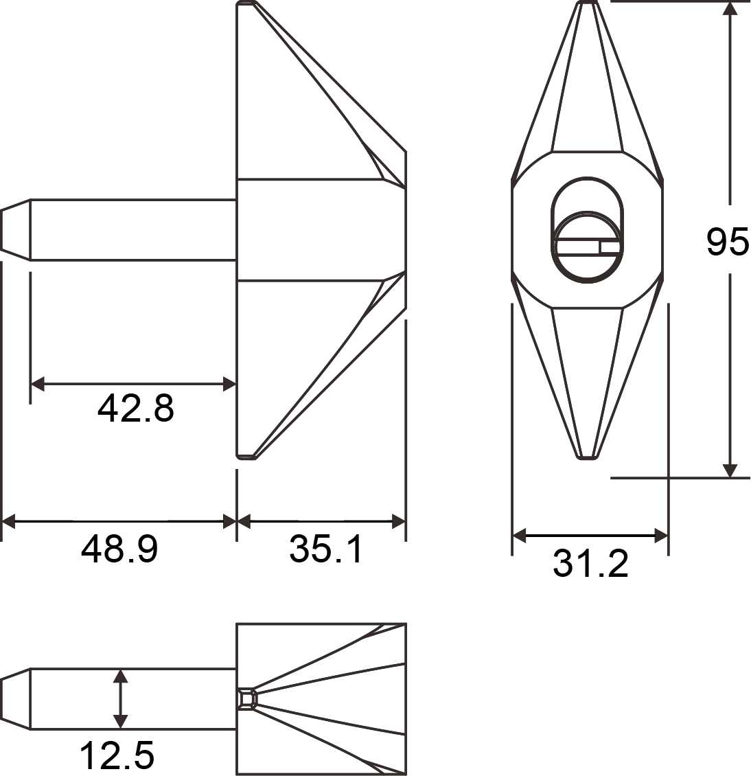 Bullet Lock for Shutter FBL6