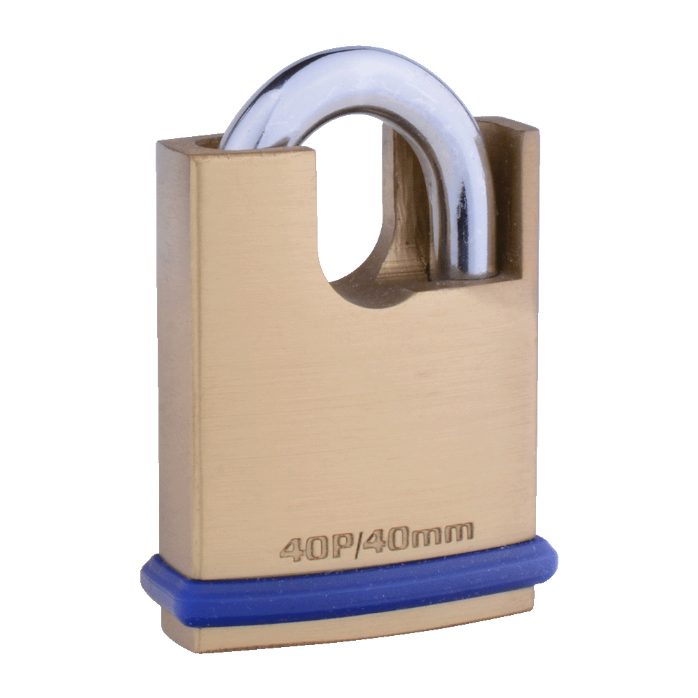Brass Shrouded Shackle Padlock 40MM
