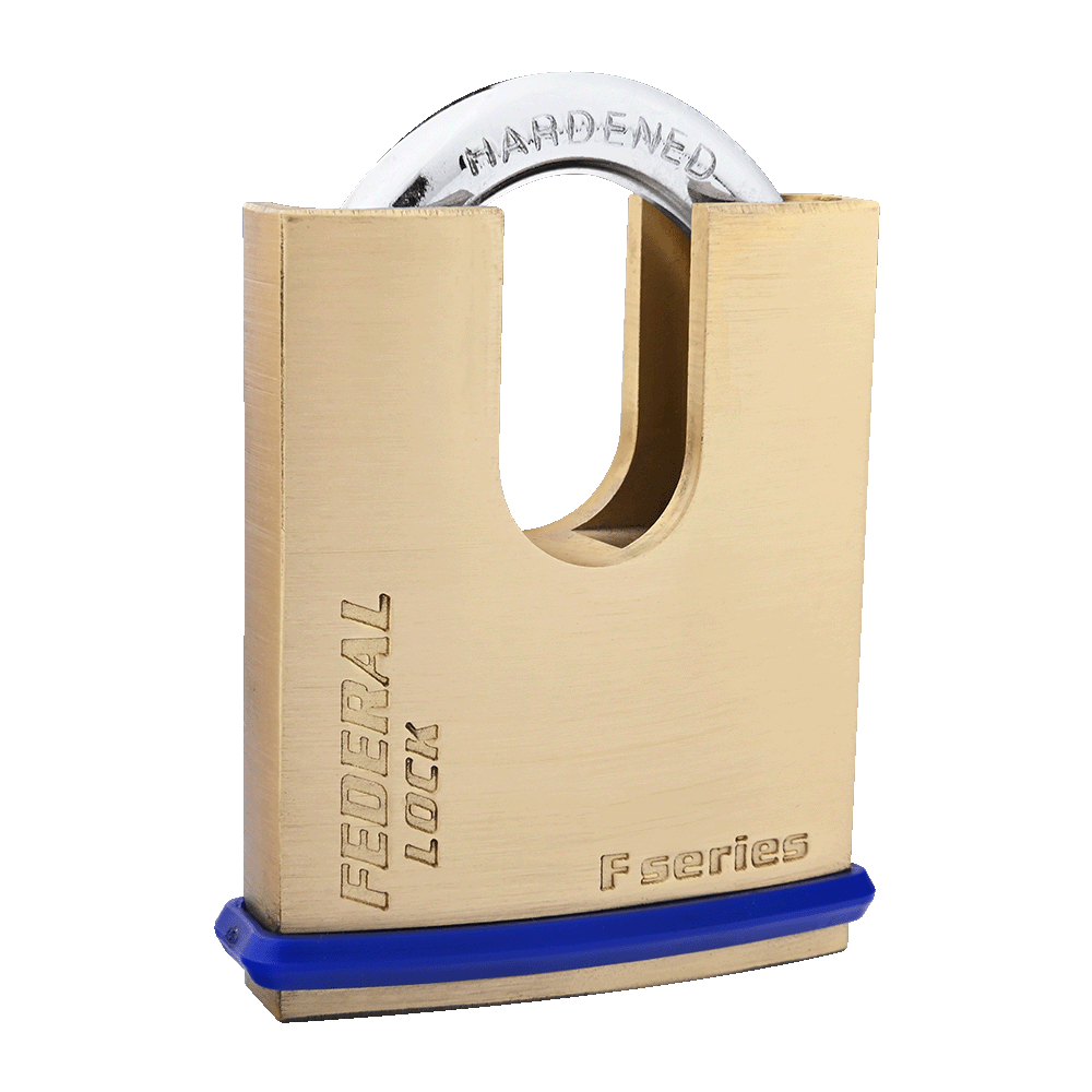 Brass Shrouded Shackle Padlock 60MM