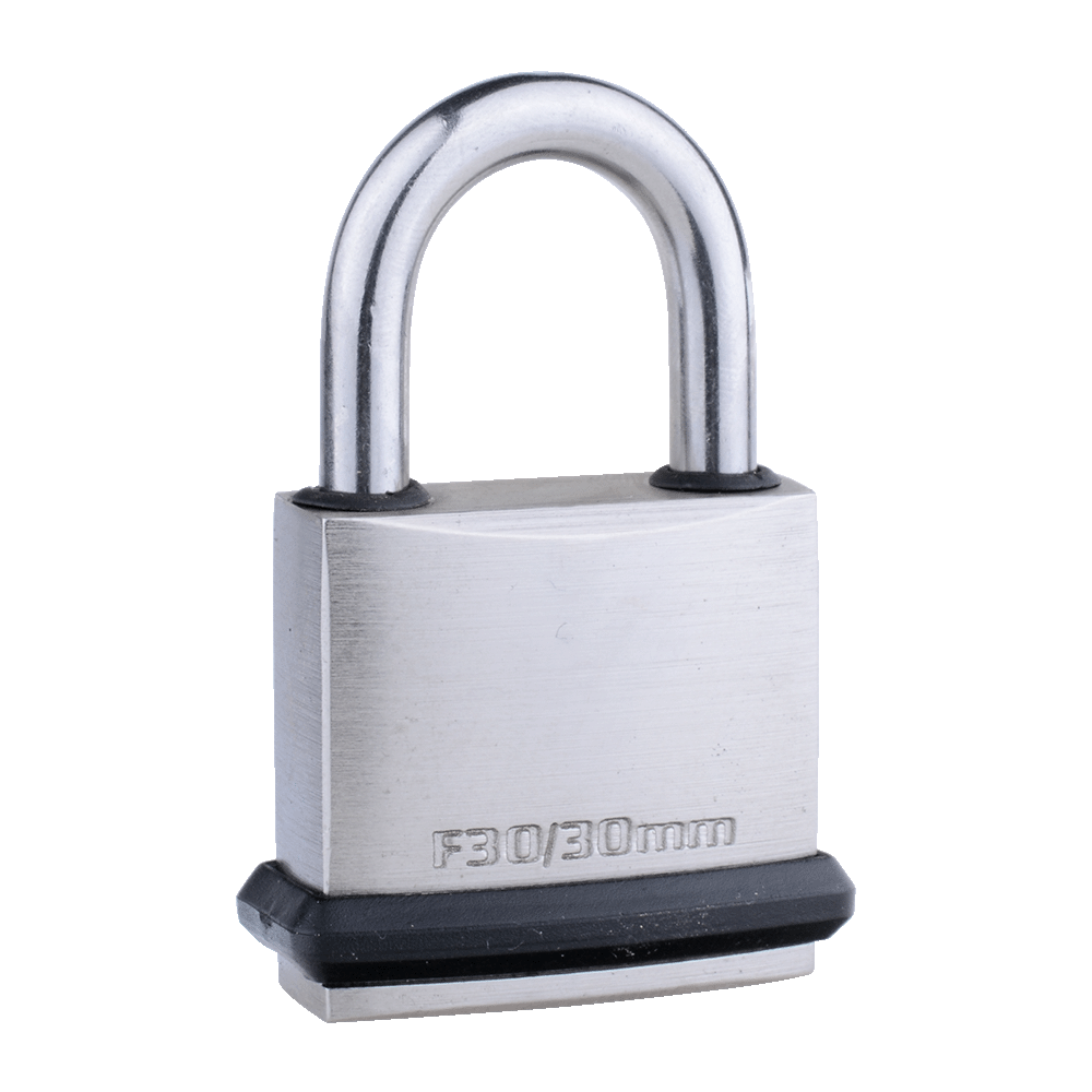 Satin Nickel plated Padlock 30MM