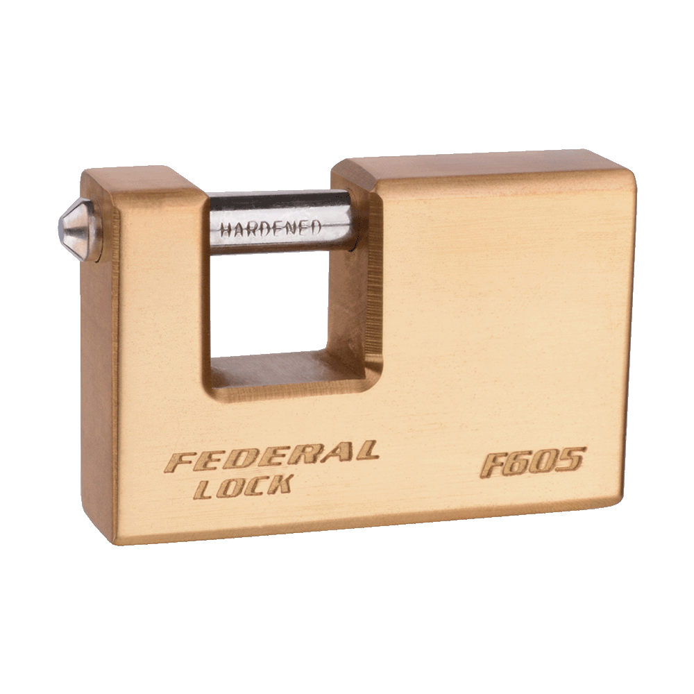 Rectangular Solid Brass Padlock 56MM