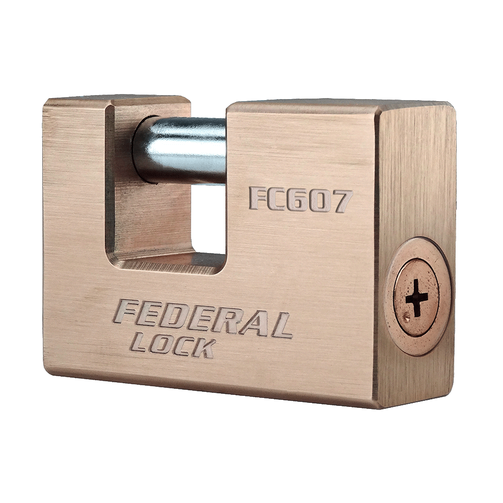 Rectangular Solid Brass Padlock 75MM