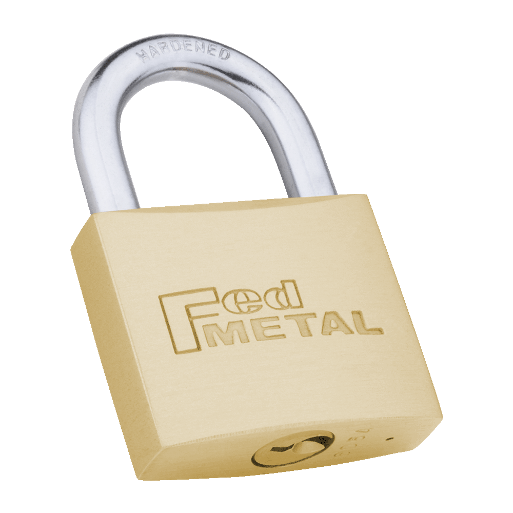 Federal Lock Brass Padlock 40MM Fed40 Series Federal Lock Brass Padlock 40MM Fed40 Series
