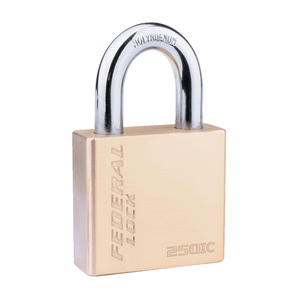 SFIC Solid Brass Square Padlock 50MM